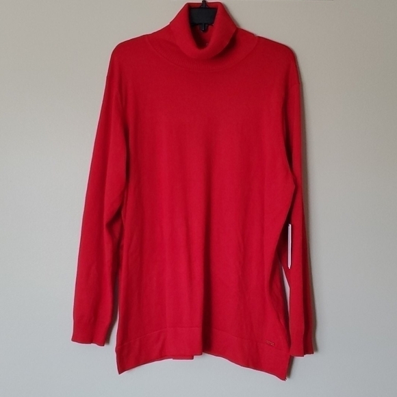 NWT Calvin Klein Ribbed Long-Sleeves sweater - Picture 2 of 9